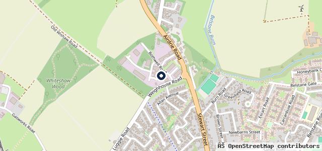 Map showing the location of Carluke MOT Centre Ltd