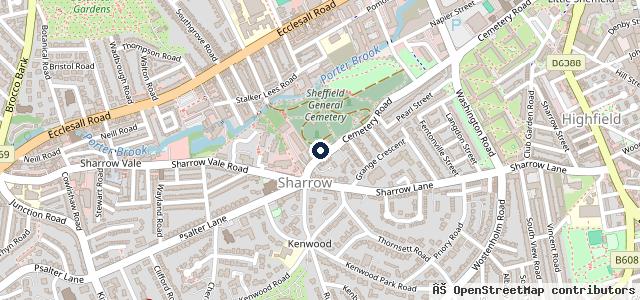 Map showing the location of Cemetery Road Service Centre - Prestige Vehicles