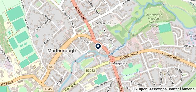Map showing the location of ATS Euromaster Marlborough