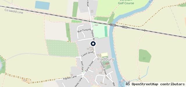 Map showing the location of PJ Nicholls Ltd Pershore - Ford, KGM and TentBox