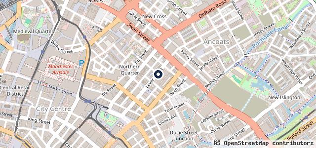 Map showing the location of Baguley M.O.T Centre