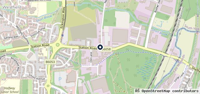 Map showing the location of Graham's Tyres - Halfway