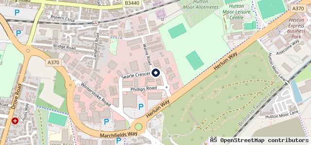 Map showing the location of Howards Peugeot WSM