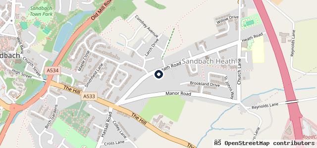 Map showing the location of Heath Road Garage Ltd