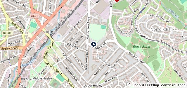 Map showing the location of 247 Mobile Tyre Services