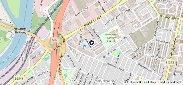 Map showing the location of Acorn Auto Services