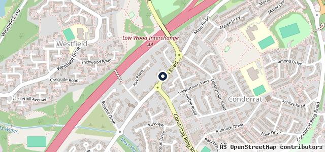 Map showing the location of Express Service Centre