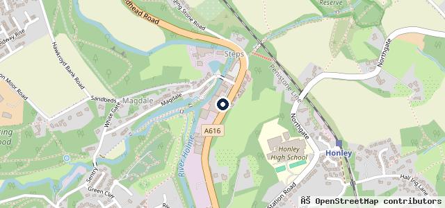 Map showing the location of MOT's Prepped & Arranged by Stephen Byrams