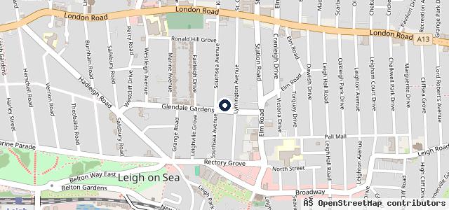 Map showing the location of Alma Motors MOT & Service Centre