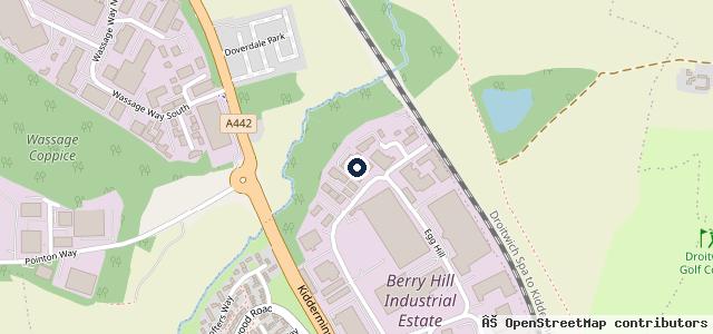 Map showing the location of Berry Hill MOT Centre LTD & Blue Door Fleet Services Ltd