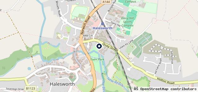 Map showing the location of Kings Landscaping