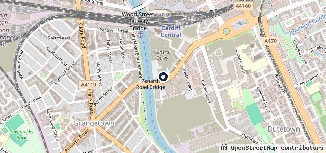 Map showing the location of Sytner BMW | Cardiff