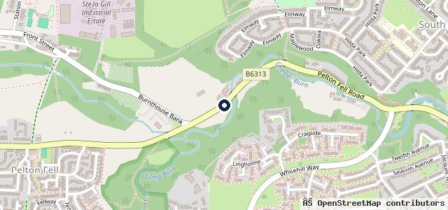 Map showing the location of Bridge End Motors Limited