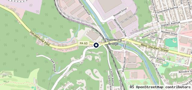 Map showing the location of Thornburg Automotive Inc
