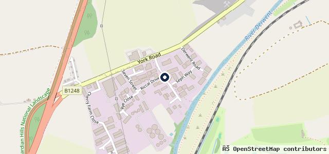 Map showing the location of Ian Brown Tyres