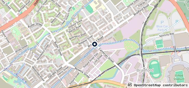 Map showing the location of F Dunn &amp; Sons Garage | Manchester