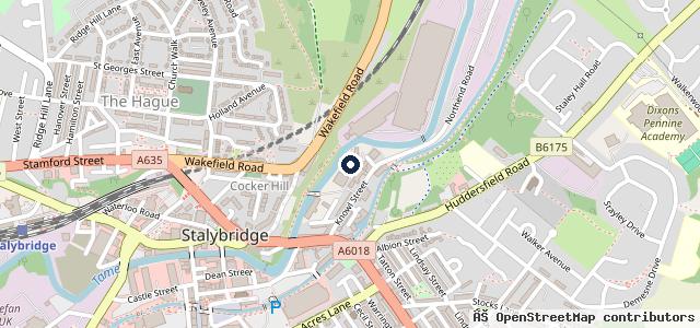 Map showing the location of D P Kay Motors - Knowl Street MOT and Servicing Centre