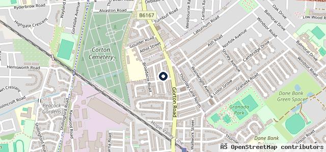 Map showing the location of Boundary Garage