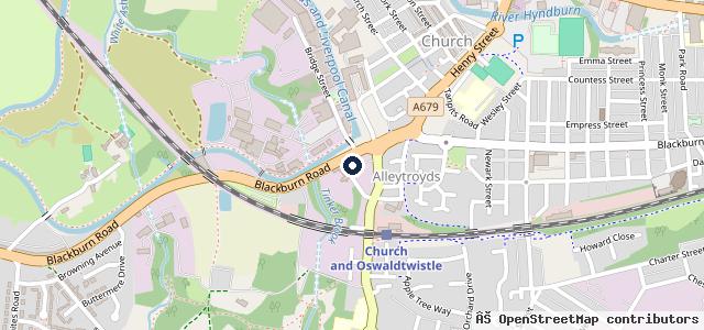 Map showing the location of Fast Fit Tyres