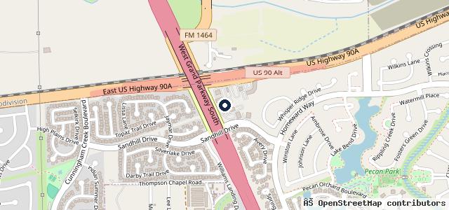 Map showing the location of Mike Tate's 99 Tire & Auto