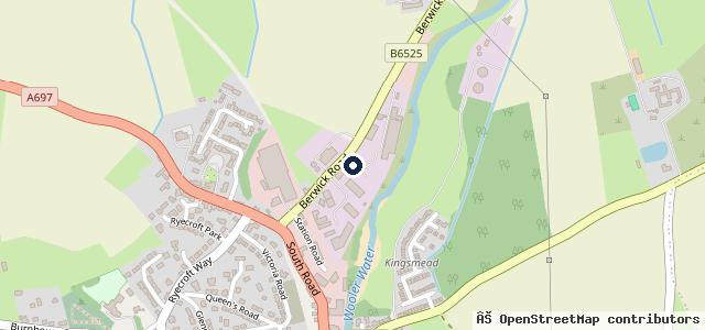 Map showing the location of Richardsons Repairs | Wooler