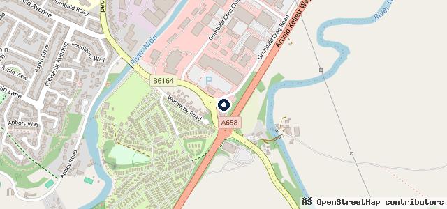 Map showing the location of Barker and Stonehouse