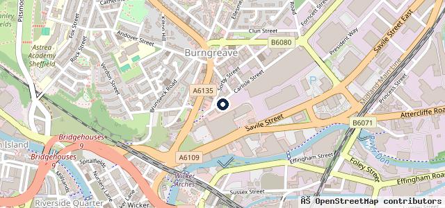 Map showing the location of Vaux Tyres Limited