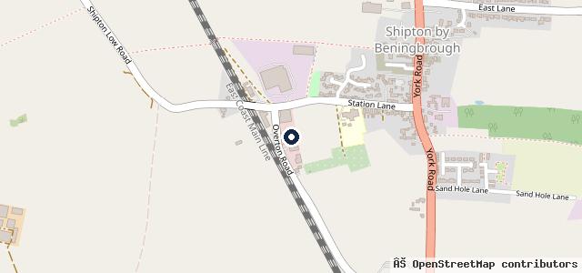 Map showing the location of York Van Centre Ltd - Isuzu Shipton York