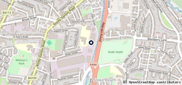 Map showing the location of A1 Tyres & Exhausts