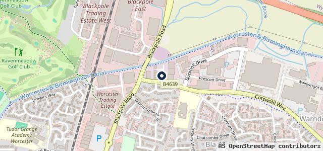 Map showing the location of Autotech | Worcester
