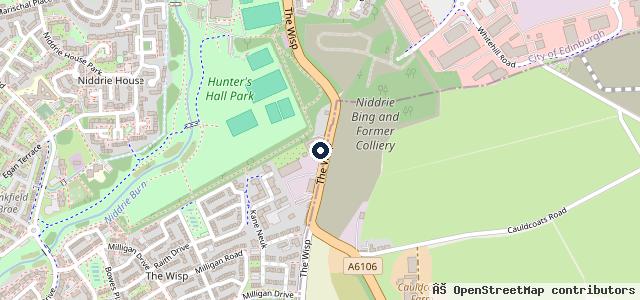 Map showing the location of Newton Garage | Edinburgh