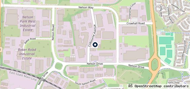 Map showing the location of Cramlington MOT & Service Centre