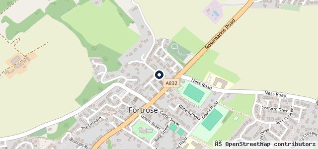 Map showing the location of Campbells Garage | Peterhead