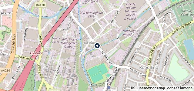 Map showing the location of Midland Cars Hub LTD | Oldbury