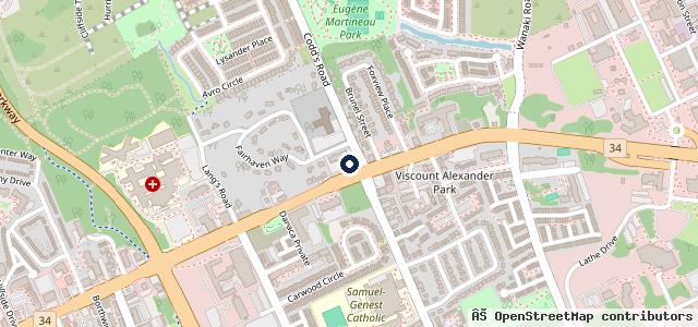 Map showing the location of Halley's Service Centre Ltd