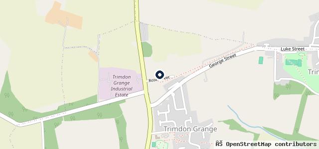 Map showing the location of MK Motors of Trimdon