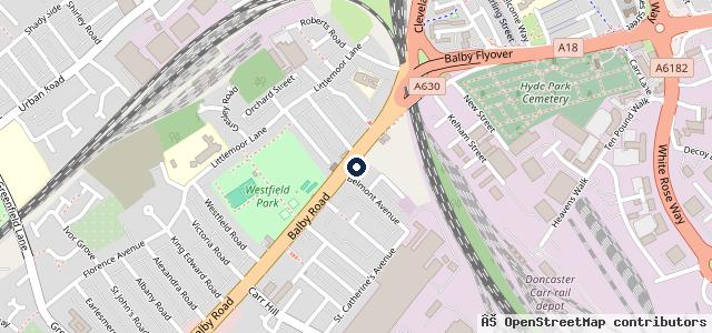 Map showing the location of Needhams Motorcycles