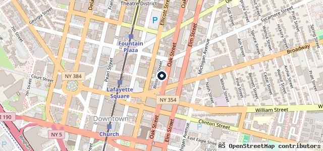 Map showing the location of Russo's Downtown Auto Service