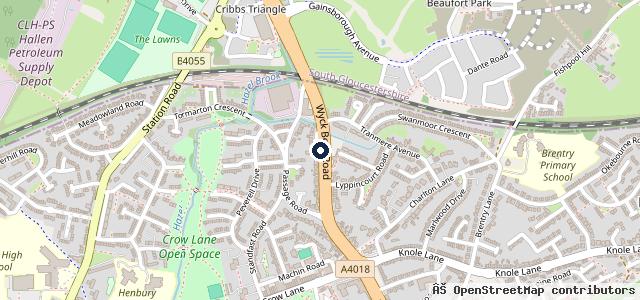 Map showing the location of Lane Pearson Automotive | Bristol