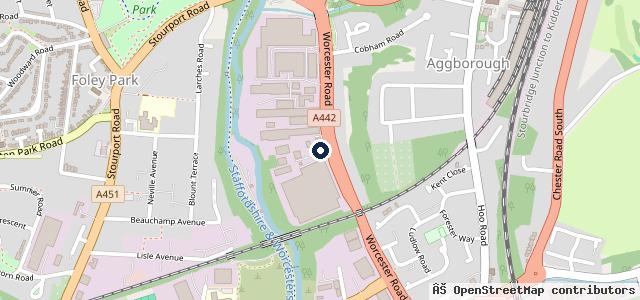 Map showing the location of GP Auto Services Ltd | Kidderminster