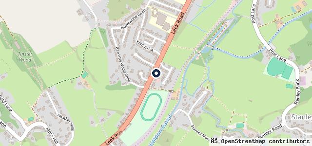Map showing the location of Endon Services Ltd