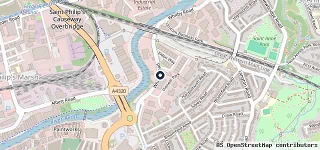 Map showing the location of Mon Motors Volkswagen Bristol