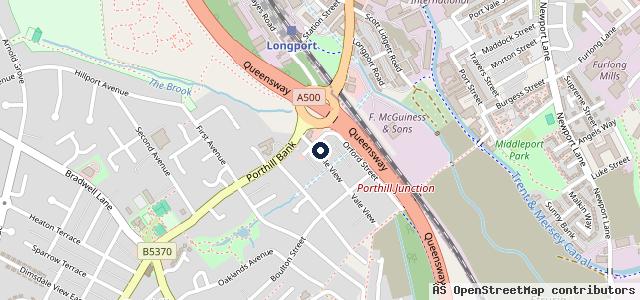 Map showing the location of Biketech Stoke Ltd