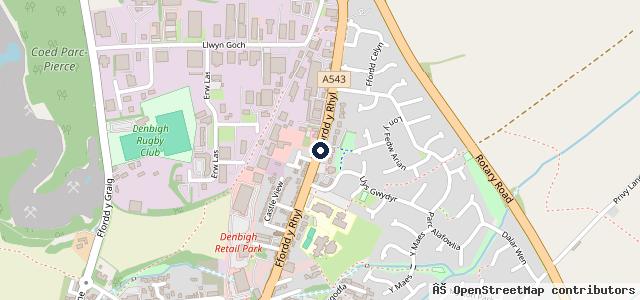 Map showing the location of Maldwyn Williams Ltd Garage Services