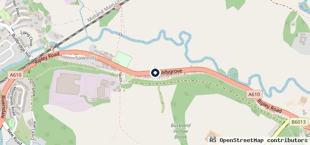 Map showing the location of R M B Contractors Ltd