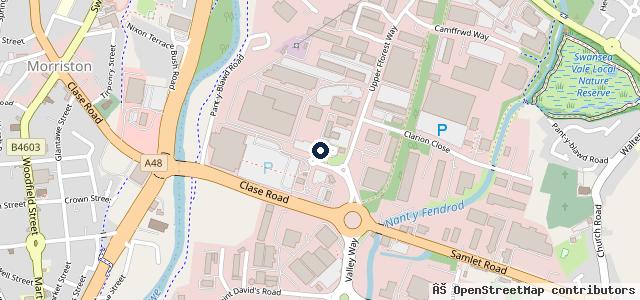 Map showing the location of Bassetts Honda