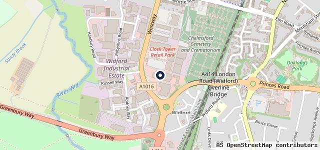 Map showing the location of Group 1 Volkswagen Chelmsford | Chelmsford