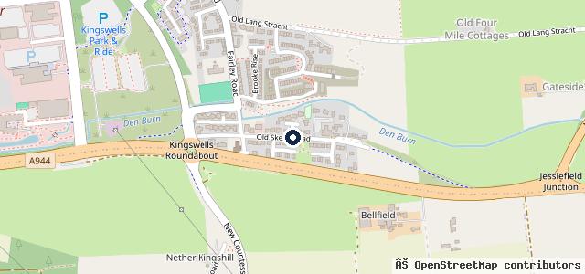Map showing the location of Aberdeen Volks Centre Ltd