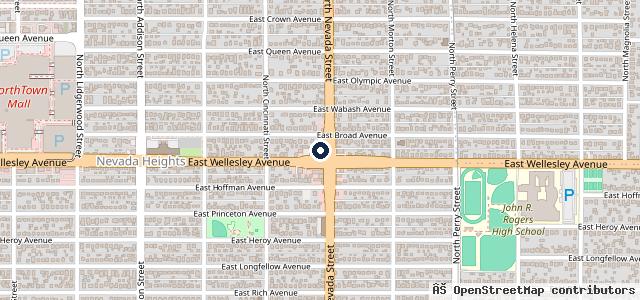 Map showing the location of Divine's Auto Repair, Towing and Fasmarts | Spokane WA