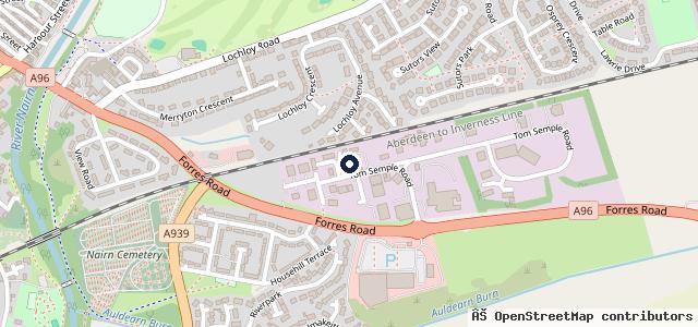 Map showing the location of Bitz Garage | Nairn
